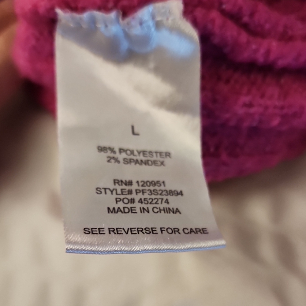 Pink Rose Women's Sweater - Vibrant Pink - Picture 13 of 13